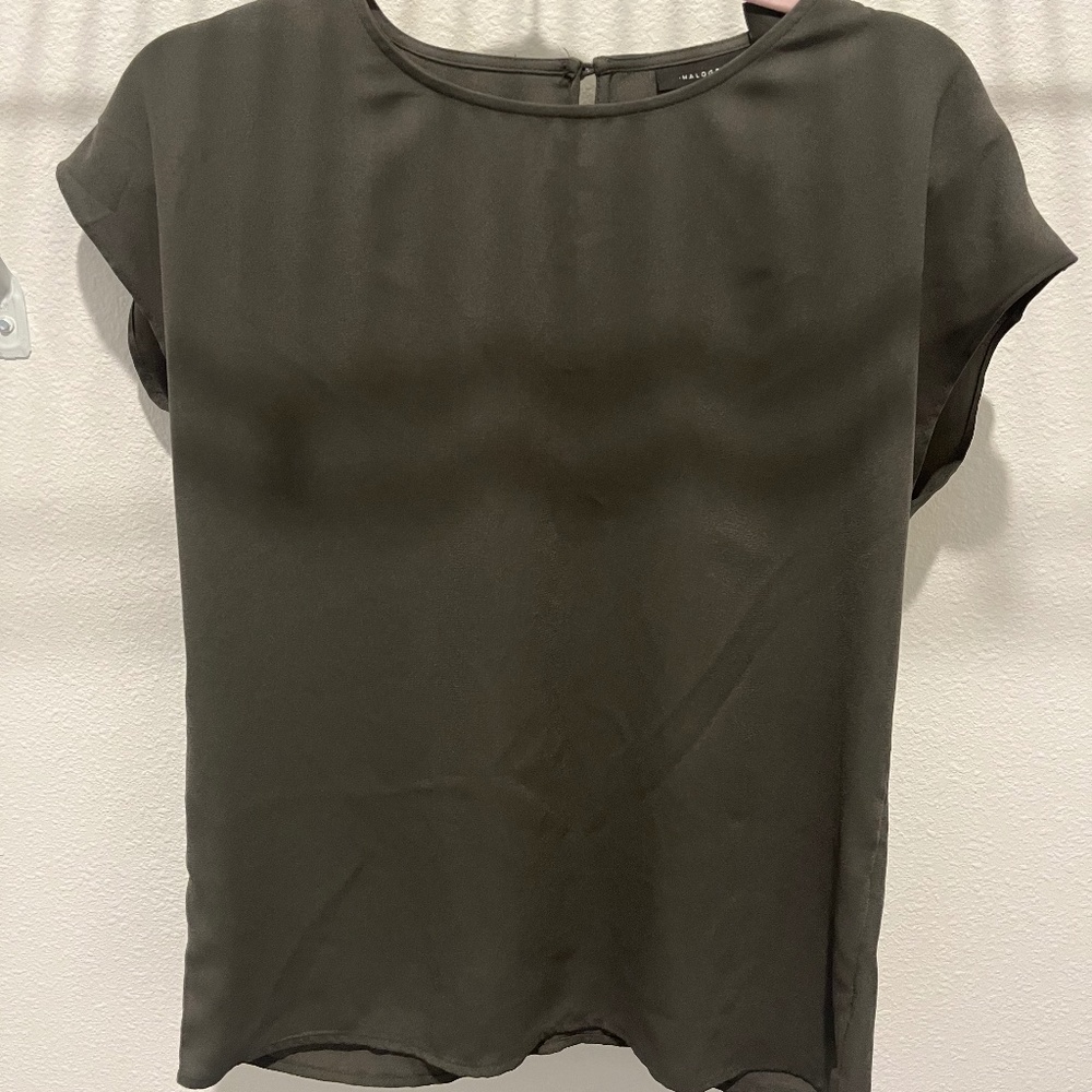 Green blouse